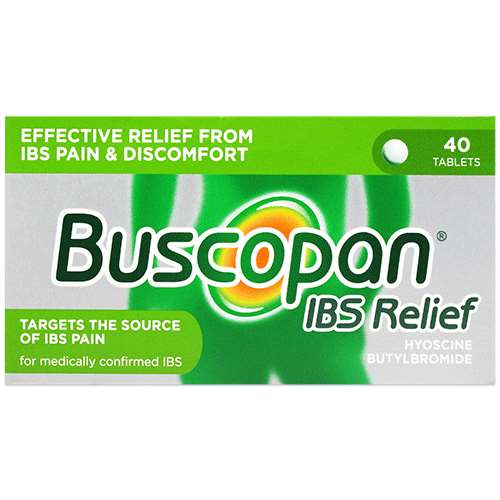 Click to view product details and reviews for Buscopan Ibs Relief 40 Tabs. Click to view product details and reviews for Buscopan Ibs Relief 40 Tabs.