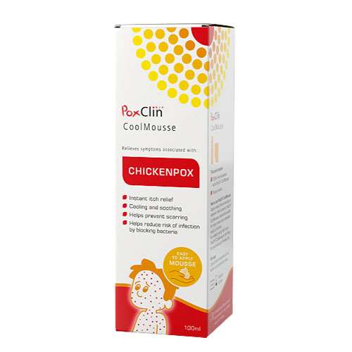 PoxClin CoolMousse For Children With Chicken Pox 100ml