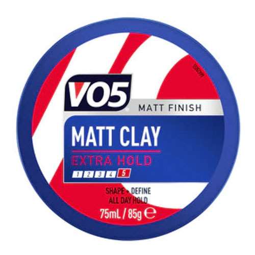 Click to view product details and reviews for Vo5 Extra Hold Matt Clay 75ml.