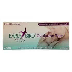 Early Bird Swift Ovulation Test x 5 + Free preg test