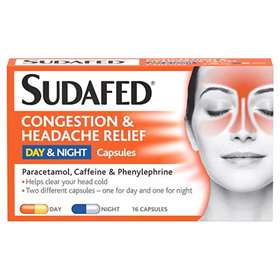 Sudafed Congestion & Headache - Day & Night (16) Capsules