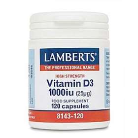Lamberts Vitamin D3 1000iu (25&micro;g) Capsules (120)