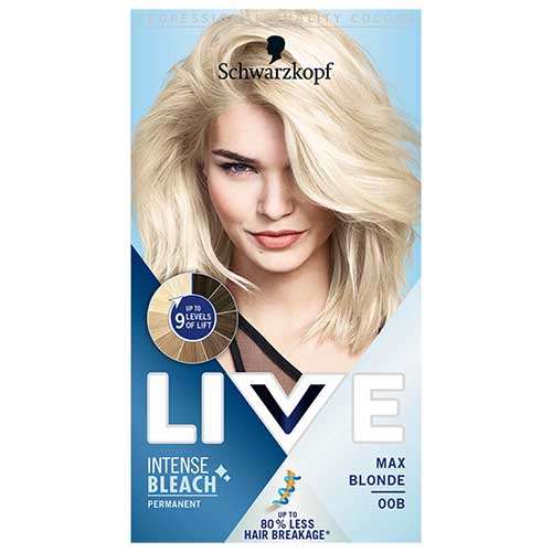 Schwarzkopf Live Intense Lighteners - Max Blonde 00B