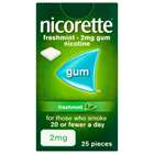 Nicorette Freshmint 2mg Nicotine Gum 25