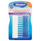 Wisdom Interdental Brushes Large Purple 20's