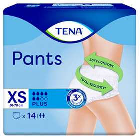 Tena Pants Plus XSmall 14