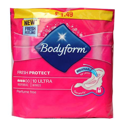 Bodyform Ultra Normal Towels with Wings 10