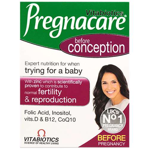 Click to view product details and reviews for Pregnacare Conception 30. Click to view product details and reviews for Pregnacare Conception 30.