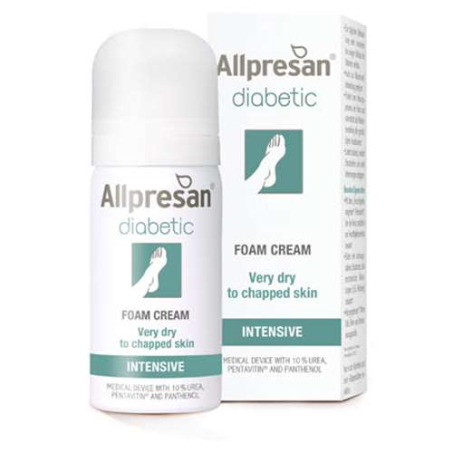 allpresan diabetic foot foam cream intensive