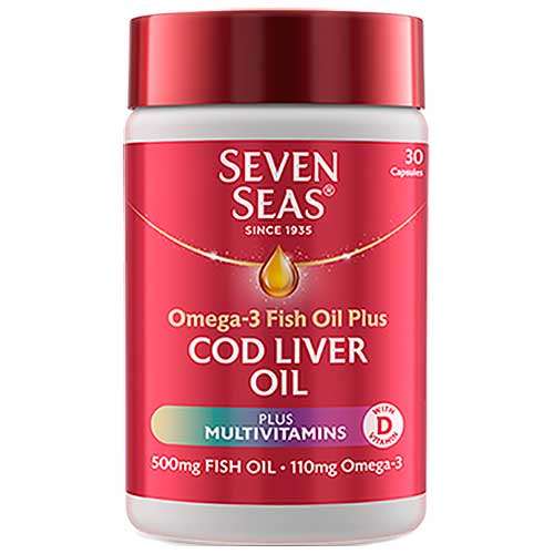 Click to view product details and reviews for Seven Seas Cod Liver Oil Plus Multivitamins 30 Capsules.