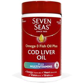Seven Seas Cod Liver Oil Plus Multivitamins One A Day Capsules 90