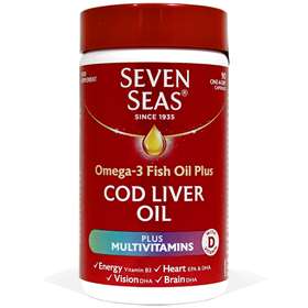 Seven Seas Cod Liver Oil Plus Multivitamins One A Day Capsules 90