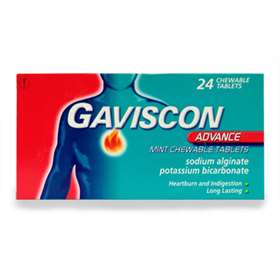 Gaviscon Advance Mint Chewable Tablets 24