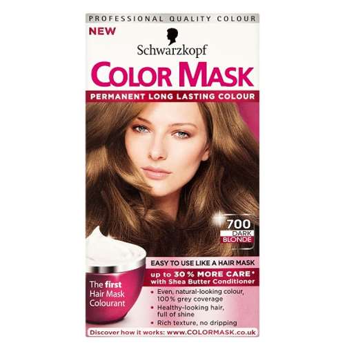 Schwarzkopf Color mask 700 dark Blonde Permanent hair Dye