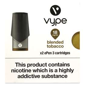 Vype ePen 3 Blended Tobacco Cartridges 18mg (2)