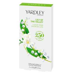 Yardley Lily Of The Valley Luxury Soaps 3 x 100g