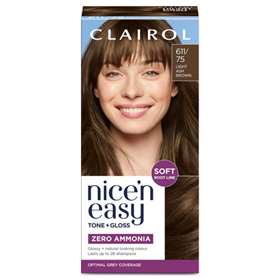 Clairol Nice'n Easy Tone + Gloss 611/75 Light Ash Brown
