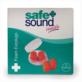 Safe and Sound Foam Earplugs 2 Pairs