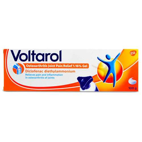 Voltarol Osteoarthritis Joint Pain Relief 1.16% Gel 100g ...
