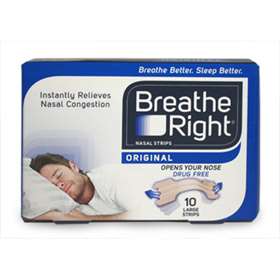 Breathe Right Nasal Strips Tan Large 10