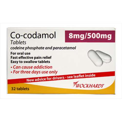 CoCodamol Paracetamol & Codeine Caplets 32 ExpressChemist.co.uk