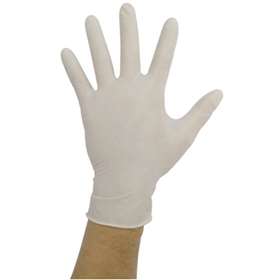 Safe and Sound Latex Examination Gloves 10