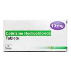 Cetirizine Hydrochloride 10 mg Tablets 30