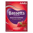 Bassetts Multivitamins Adults Raspberry & Pomegranate Soft Chewies 30