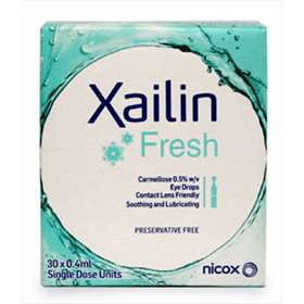 Xailin Fresh Eye Drops 0.4mlx30 Single Dose Units