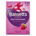 Bassetts Multivitamins 7-11 Years Raspberry Soft Chewies 30