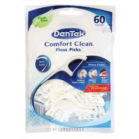 Dentek Comfort Clean Floss + Picks Fresh Mint 60