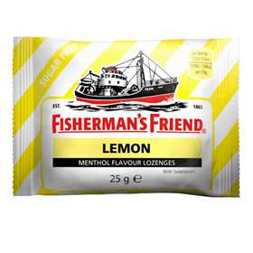 Fishermans Friend Lemon Menthol Flavour Lozenges 25g