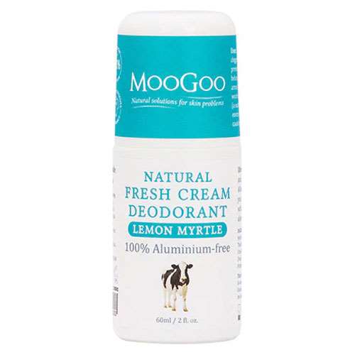 MooGoo Fresh Cream Lemon Myrtle Deodorant 60ml