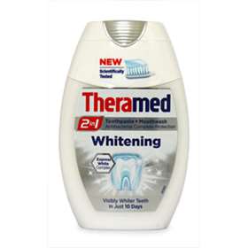 Theramed 2 in 1 Toothpaste and Mouthwash Whitening 75ml