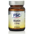 FSC Biotin 2.5mg 30 Tablets