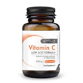 Vega Vitamin C 500mg Non Acidic capsules 30