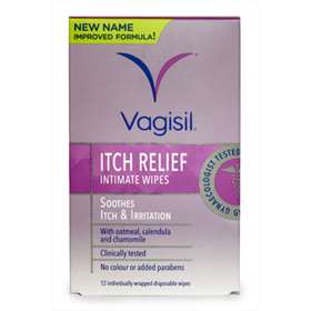 Vagisil Itch Relief Intimate Wipes 12