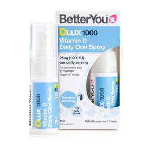 BetterYou Dlux 1000iu Vitamin D Oral Spray-15ml