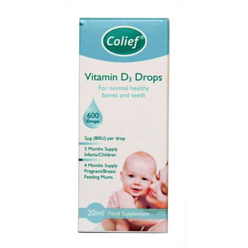 Click to view product details and reviews for Colief Vitamin D3 Drops 20ml.