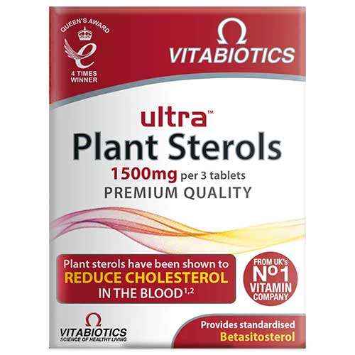Vitabiotics Ultra Plant Sterols 1500mg Premium Quality 30 Tablets
