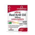 Vitabiotics Ultra Red Krill Oil 500mg Super Strength 30 Capsules