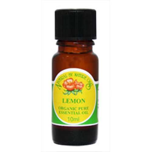 Natural By Nature Oils Lemon Organic Pure Essential Oil 10ml