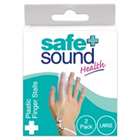 Safe And Sound Health Plastic Finger Stalls 2 Pack Large