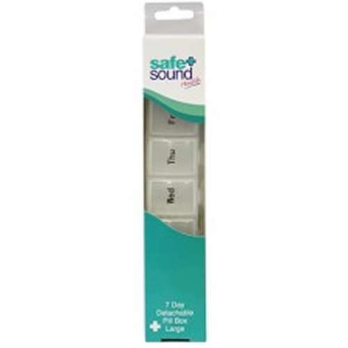 Safe And Sound Health 7 Day Detachable Pill Box Large
