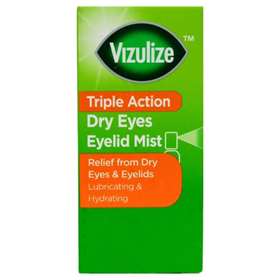 Vizulize Triple Action Dry Eyes Eyelid Mist 10ml