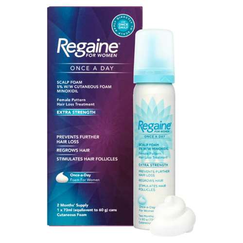 Regaine For Women Extra Strength Foam 73ml - ExpressChemist.co.uk - Buy ...