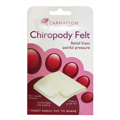 Carnation Chiropody Felt Adhesive Sheet 5mm 1028