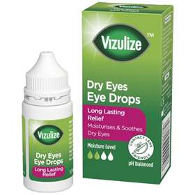 Vizulize Long Lasting Relief Dry Eye Drops 10ml