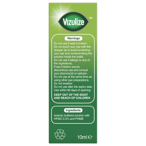 Vizulize Hypromellose 0.3% Eye Drops 10ml