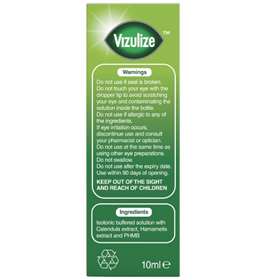 Vizulize Irritated Eye Drops 10ml
